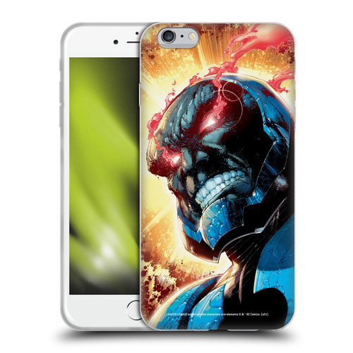 Justice League DC Comics Darkseid Comic Art New 52 #6 Cover Soft Gel Case for Apple iPhone 6 Plus / iPhone 6s Plus