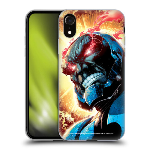 Justice League DC Comics Darkseid Comic Art New 52 #6 Cover Soft Gel Case for Apple iPhone XR