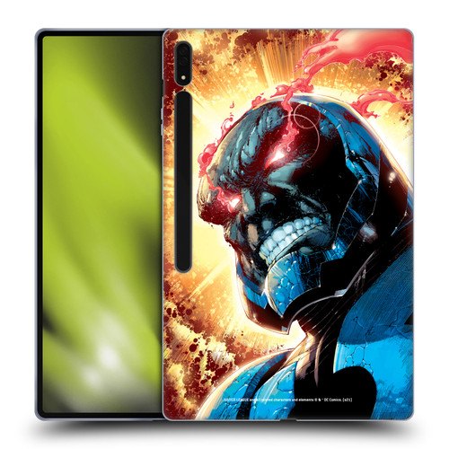 Justice League DC Comics Darkseid Comic Art New 52 #6 Cover Soft Gel Case for Samsung Galaxy Tab S8 Ultra