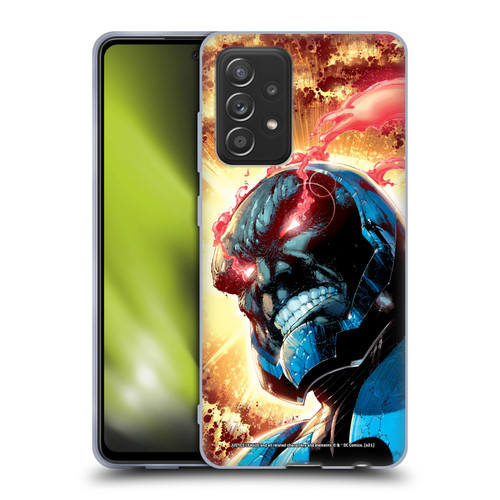 Justice League DC Comics Darkseid Comic Art New 52 #6 Cover Soft Gel Case for Samsung Galaxy A52 / A52s / 5G (2021)
