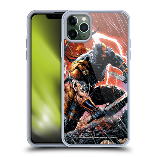 Justice League DC Comics Deathstroke Comic Art Vol. 1 Gods Of War Soft Gel Case for Apple iPhone 11 Pro Max