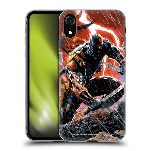 Justice League DC Comics Deathstroke Comic Art Vol. 1 Gods Of War Soft Gel Case for Apple iPhone XR