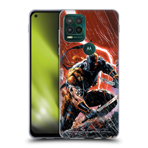 Justice League DC Comics Deathstroke Comic Art Vol. 1 Gods Of War Soft Gel Case for Motorola Moto G Stylus 5G 2021