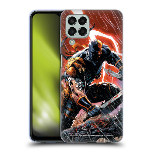 Justice League DC Comics Deathstroke Comic Art Vol. 1 Gods Of War Soft Gel Case for Samsung Galaxy M33 (2022)