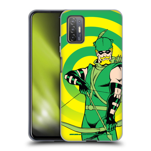 Justice League DC Comics Green Arrow Comic Art Classic Soft Gel Case for HTC Desire 21 Pro 5G