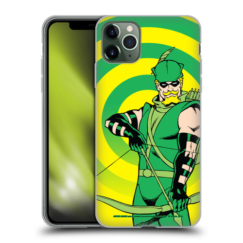 Justice League DC Comics Green Arrow Comic Art Classic Soft Gel Case for Apple iPhone 11 Pro Max