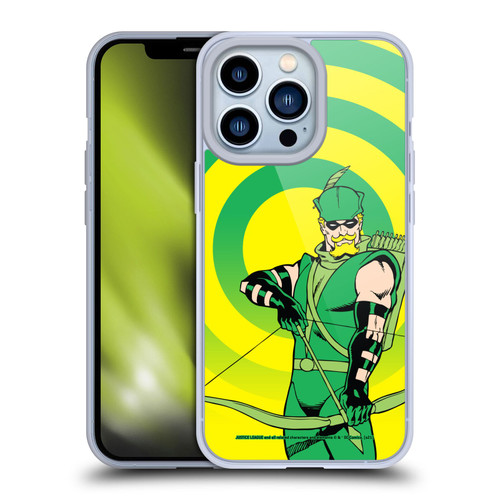 Justice League DC Comics Green Arrow Comic Art Classic Soft Gel Case for Apple iPhone 13 Pro