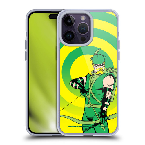 Justice League DC Comics Green Arrow Comic Art Classic Soft Gel Case for Apple iPhone 14 Pro Max