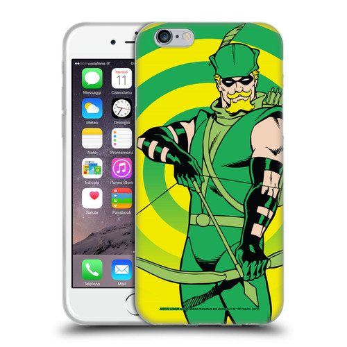Justice League DC Comics Green Arrow Comic Art Classic Soft Gel Case for Apple iPhone 6 / iPhone 6s