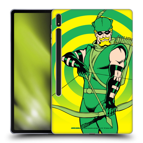 Justice League DC Comics Green Arrow Comic Art Classic Soft Gel Case for Samsung Galaxy Tab S8 Plus