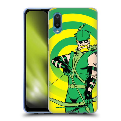 Justice League DC Comics Green Arrow Comic Art Classic Soft Gel Case for Samsung Galaxy A02/M02 (2021)