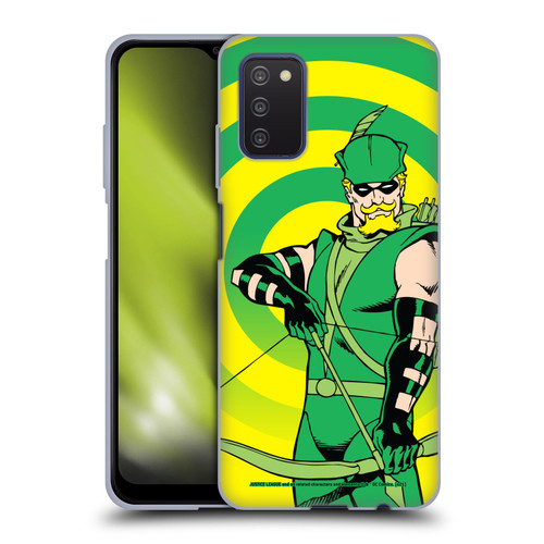 Justice League DC Comics Green Arrow Comic Art Classic Soft Gel Case for Samsung Galaxy A03s (2021)