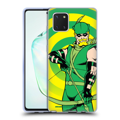 Justice League DC Comics Green Arrow Comic Art Classic Soft Gel Case for Samsung Galaxy Note10 Lite