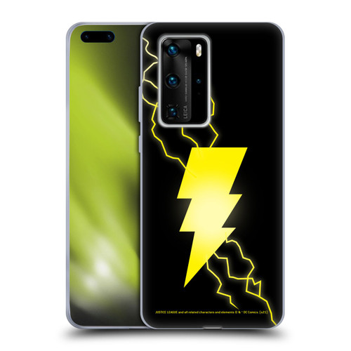 Justice League DC Comics Shazam Black Adam Classic Logo Soft Gel Case for Huawei P40 Pro / P40 Pro Plus 5G