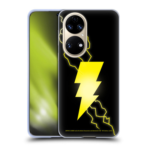 Justice League DC Comics Shazam Black Adam Classic Logo Soft Gel Case for Huawei P50