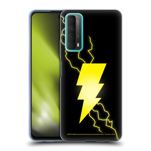 Justice League DC Comics Shazam Black Adam Classic Logo Soft Gel Case for Huawei P Smart (2021)