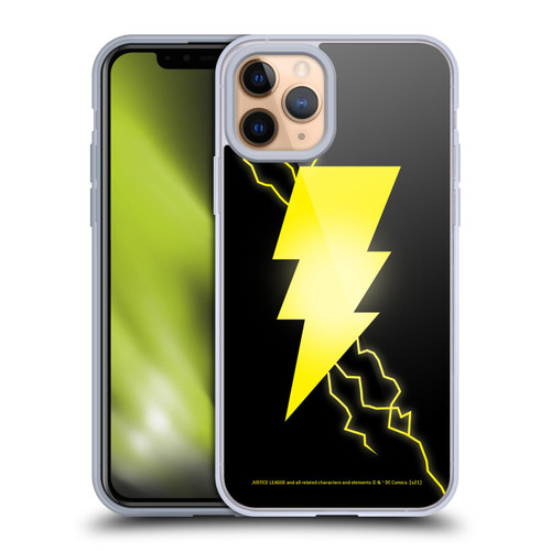 Justice League DC Comics Shazam Black Adam Classic Logo Soft Gel Case for Apple iPhone 11 Pro