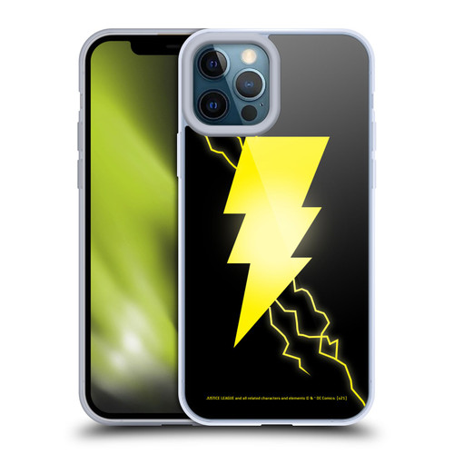 Justice League DC Comics Shazam Black Adam Classic Logo Soft Gel Case for Apple iPhone 12 Pro Max