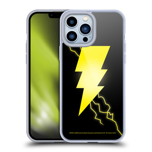 Justice League DC Comics Shazam Black Adam Classic Logo Soft Gel Case for Apple iPhone 13 Pro Max