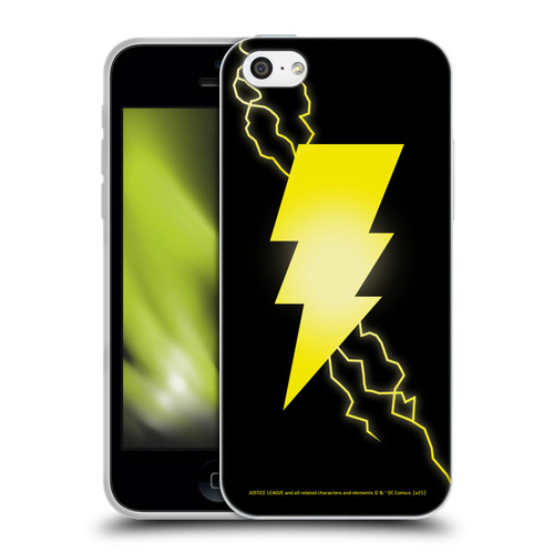 Justice League DC Comics Shazam Black Adam Classic Logo Soft Gel Case for Apple iPhone 5c