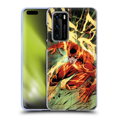 Justice League DC Comics The Flash Comic Book Cover New 52 #9 Soft Gel Case for Huawei P40 5G