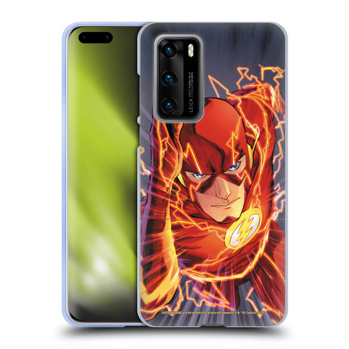 Justice League DC Comics The Flash Comic Book Cover Vol 1 Move Forward Soft Gel Case for Huawei P40 5G