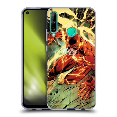 Justice League DC Comics The Flash Comic Book Cover New 52 #9 Soft Gel Case for Huawei P40 lite E