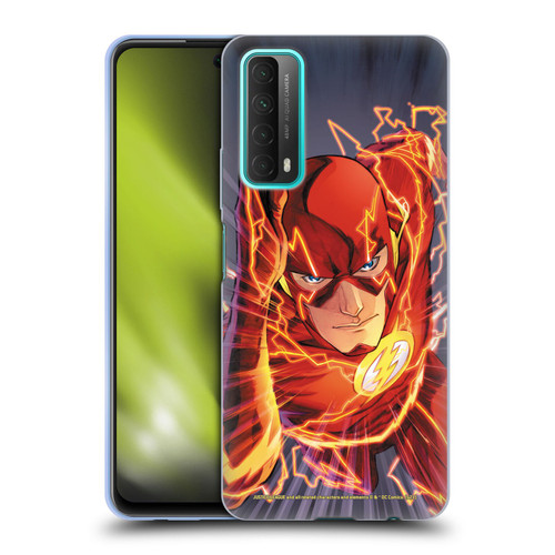 Justice League DC Comics The Flash Comic Book Cover Vol 1 Move Forward Soft Gel Case for Huawei P Smart (2021)