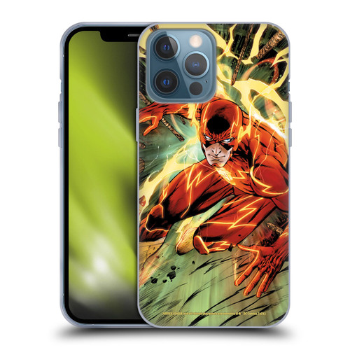 Justice League DC Comics The Flash Comic Book Cover New 52 #9 Soft Gel Case for Apple iPhone 13 Pro Max