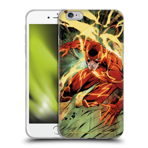 Justice League DC Comics The Flash Comic Book Cover New 52 #9 Soft Gel Case for Apple iPhone 6 Plus / iPhone 6s Plus