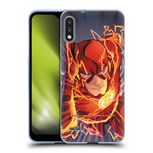 Justice League DC Comics The Flash Comic Book Cover Vol 1 Move Forward Soft Gel Case for LG K22