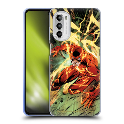 Justice League DC Comics The Flash Comic Book Cover New 52 #9 Soft Gel Case for Motorola Moto G52