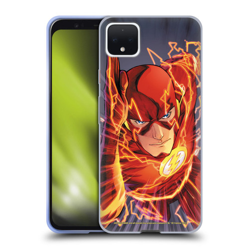 Justice League DC Comics The Flash Comic Book Cover Vol 1 Move Forward Soft Gel Case for Google Pixel 4 XL