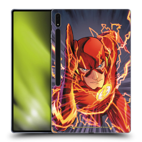 Justice League DC Comics The Flash Comic Book Cover Vol 1 Move Forward Soft Gel Case for Samsung Galaxy Tab S8 Ultra