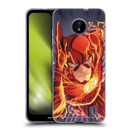 Justice League DC Comics The Flash Comic Book Cover Vol 1 Move Forward Soft Gel Case for Nokia C10 / C20