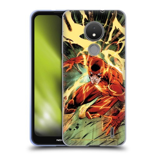 Justice League DC Comics The Flash Comic Book Cover New 52 #9 Soft Gel Case for Nokia C21