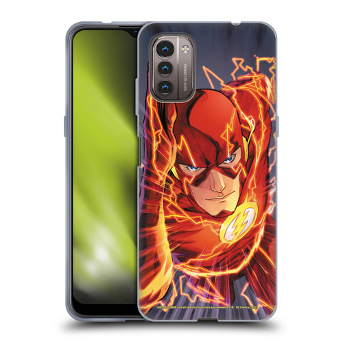 Justice League DC Comics The Flash Comic Book Cover Vol 1 Move Forward Soft Gel Case for Nokia G11 / G21