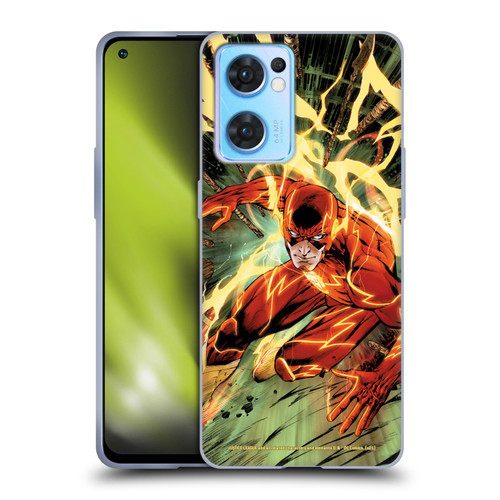 Justice League DC Comics The Flash Comic Book Cover New 52 #9 Soft Gel Case for OPPO Reno7 5G / Find X5 Lite