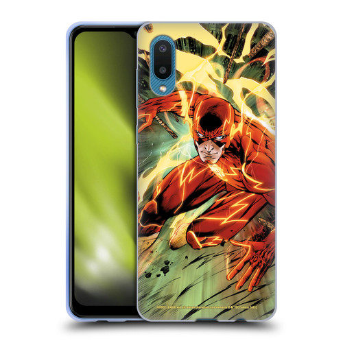 Justice League DC Comics The Flash Comic Book Cover New 52 #9 Soft Gel Case for Samsung Galaxy A02/M02 (2021)