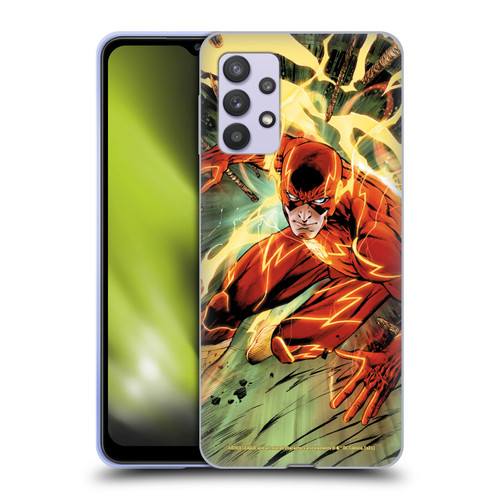Justice League DC Comics The Flash Comic Book Cover New 52 #9 Soft Gel Case for Samsung Galaxy A32 5G / M32 5G (2021)