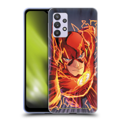 Justice League DC Comics The Flash Comic Book Cover Vol 1 Move Forward Soft Gel Case for Samsung Galaxy A32 5G / M32 5G (2021)