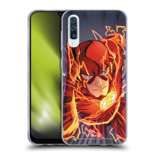 Justice League DC Comics The Flash Comic Book Cover Vol 1 Move Forward Soft Gel Case for Samsung Galaxy A50/A30s (2019)