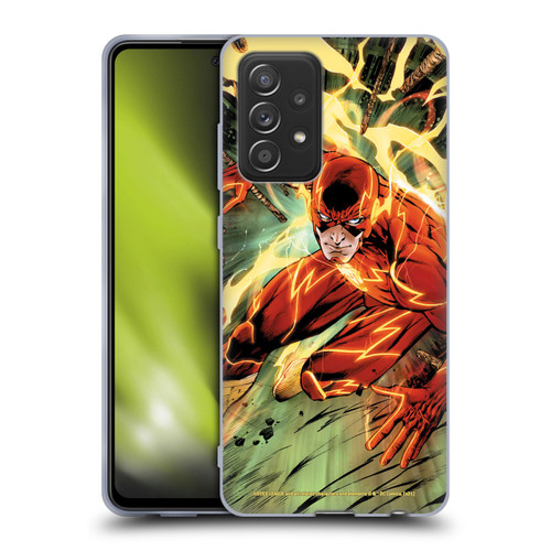 Justice League DC Comics The Flash Comic Book Cover New 52 #9 Soft Gel Case for Samsung Galaxy A52 / A52s / 5G (2021)