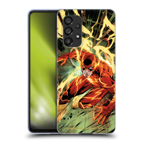 Justice League DC Comics The Flash Comic Book Cover New 52 #9 Soft Gel Case for Samsung Galaxy A53 5G (2022)