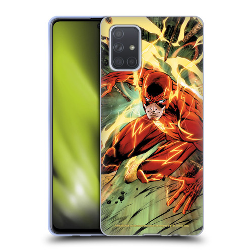 Justice League DC Comics The Flash Comic Book Cover New 52 #9 Soft Gel Case for Samsung Galaxy A71 (2019)