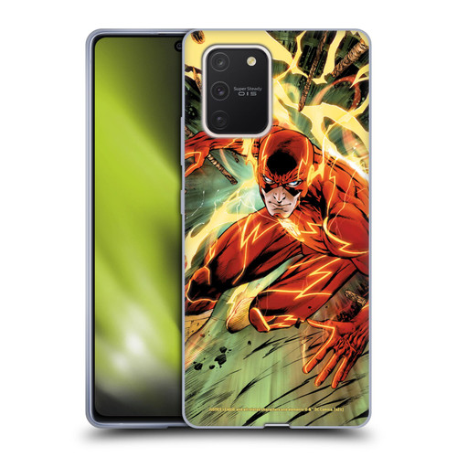 Justice League DC Comics The Flash Comic Book Cover New 52 #9 Soft Gel Case for Samsung Galaxy S10 Lite