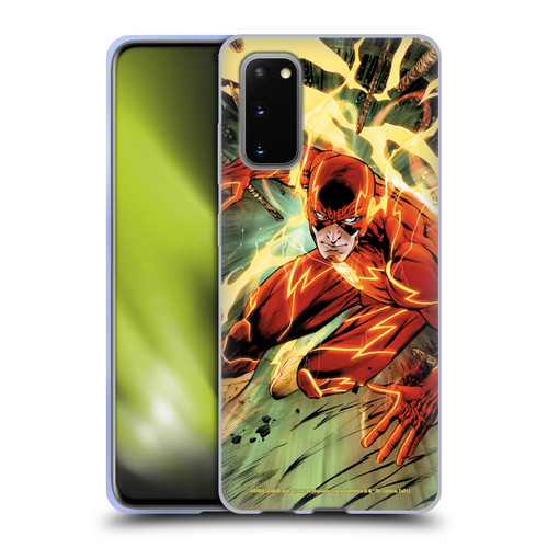 Justice League DC Comics The Flash Comic Book Cover New 52 #9 Soft Gel Case for Samsung Galaxy S20 / S20 5G