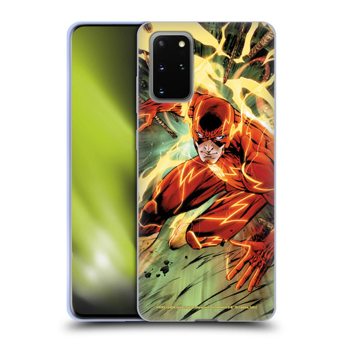Justice League DC Comics The Flash Comic Book Cover New 52 #9 Soft Gel Case for Samsung Galaxy S20+ / S20+ 5G