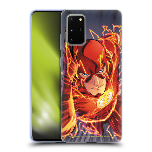 Justice League DC Comics The Flash Comic Book Cover Vol 1 Move Forward Soft Gel Case for Samsung Galaxy S20+ / S20+ 5G
