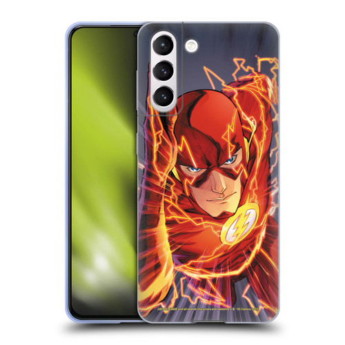 Justice League DC Comics The Flash Comic Book Cover Vol 1 Move Forward Soft Gel Case for Samsung Galaxy S21 5G